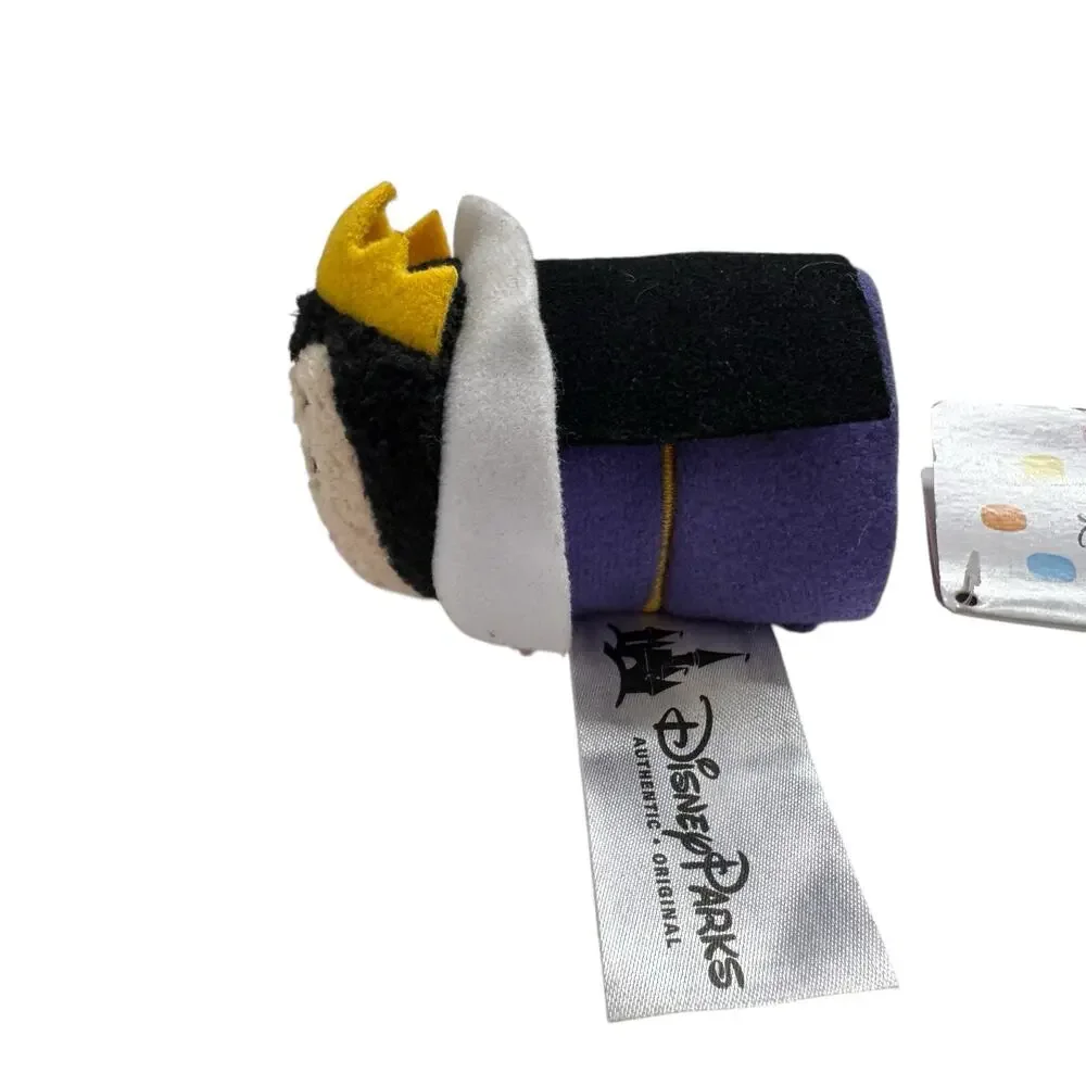 DISNEY PARKS *NEW* Evil Queen Snow White Villains Mini Tsum Tsum Toy Plush 3.25